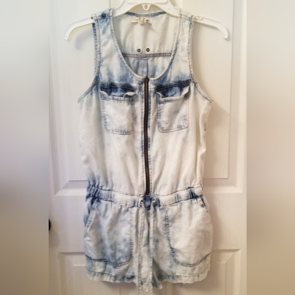 Life in Progress denim romper